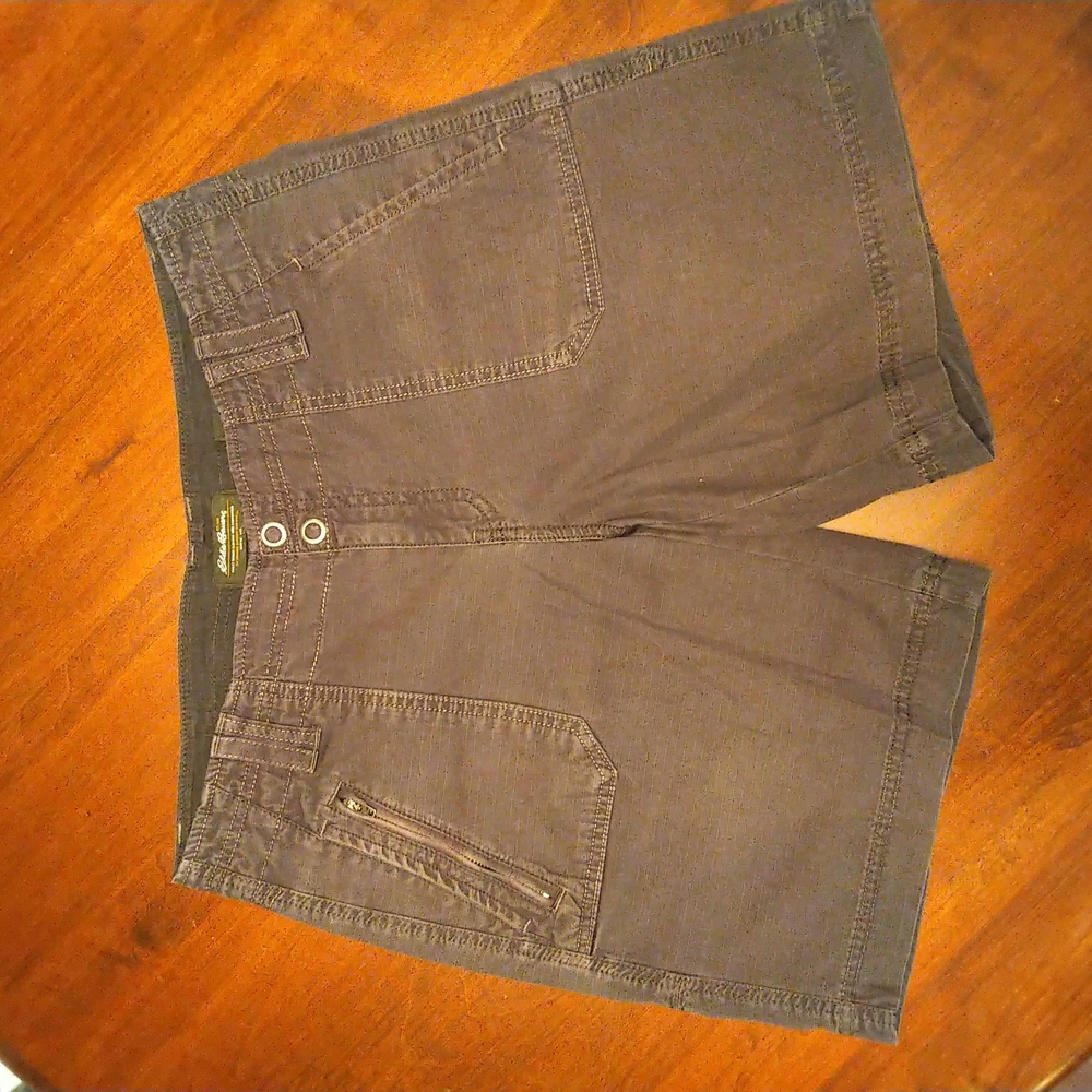 Eddie Bauer Rip Stop Blakely fit size 6 blue cargo shorts